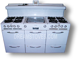 1947 Western-Holly “Town & Country” Double Oven Vintage Stove Available from DreamStoves.com